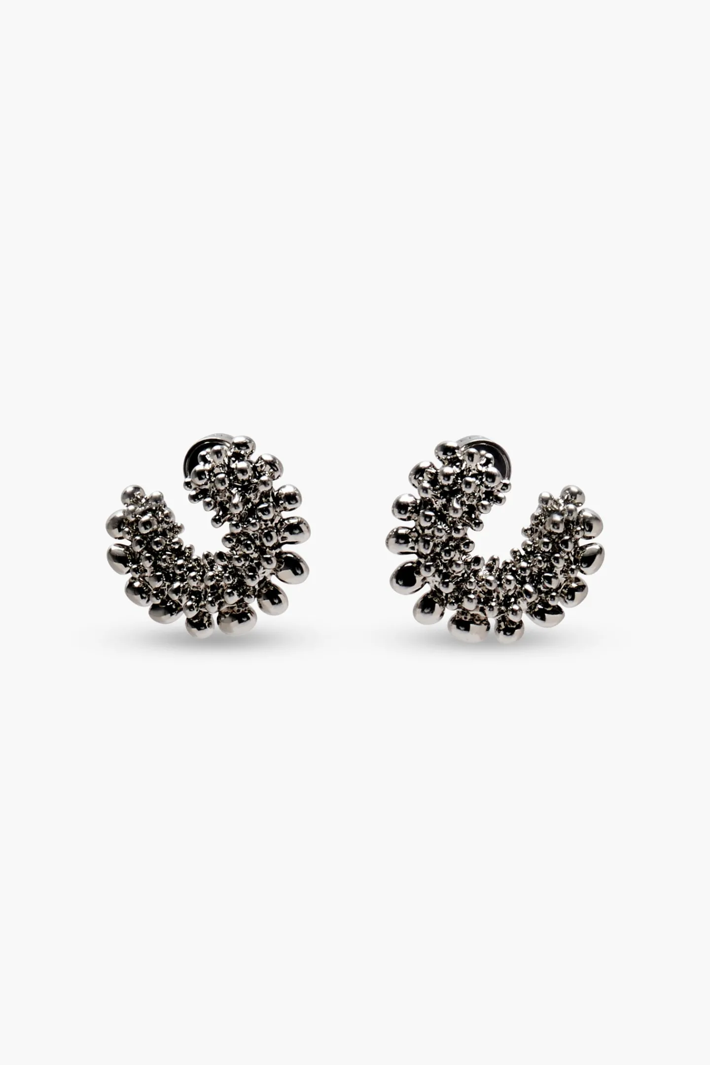 Altuzarra Jewelry*Beaded Huggie Earring ShinySilver