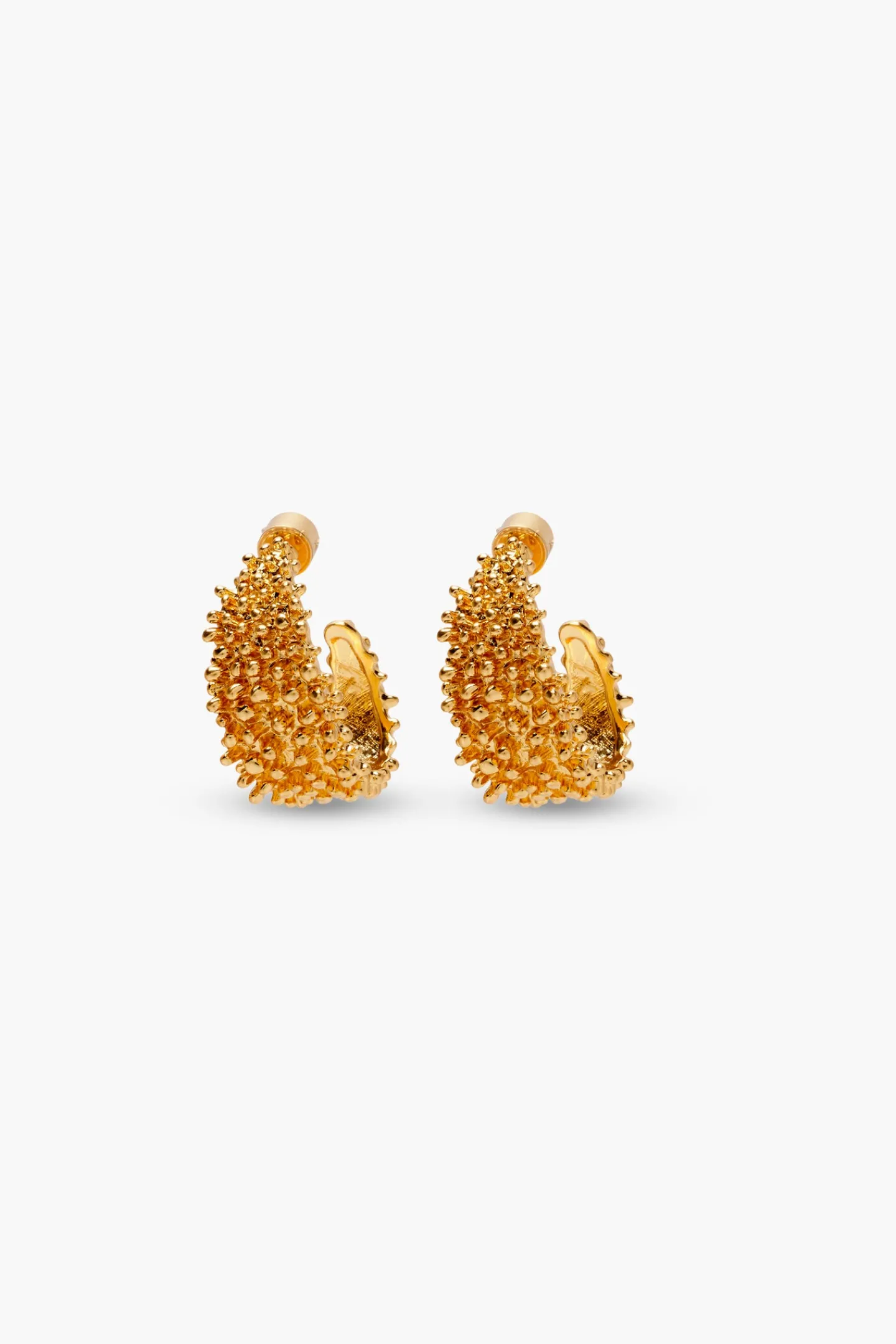 Altuzarra Jewelry*Textured Hoop Earrings Gold